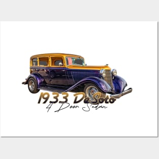 1933 DeSoto 4 Door Sedan Posters and Art